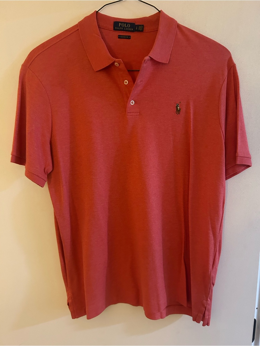 Polo by Ralph Lauren Men's Coral Polo Shirt